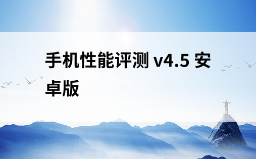 手机性能评测 v4.5 安卓版
